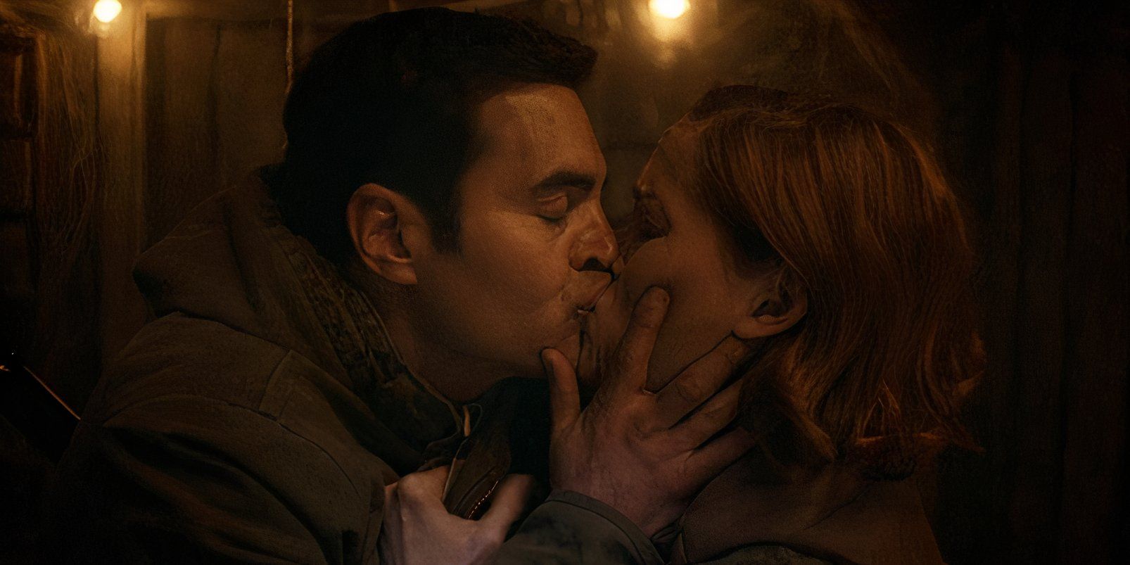 Ramon Rodriguez as Will Trent and Erika Christensen as Angie Polaski in Will Trent season 3, episode 13