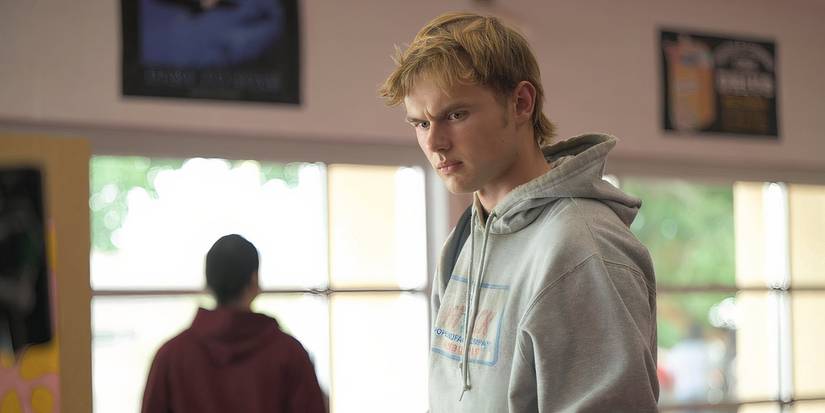 Lucas looks on angrily in Ransom Canyon season 1.