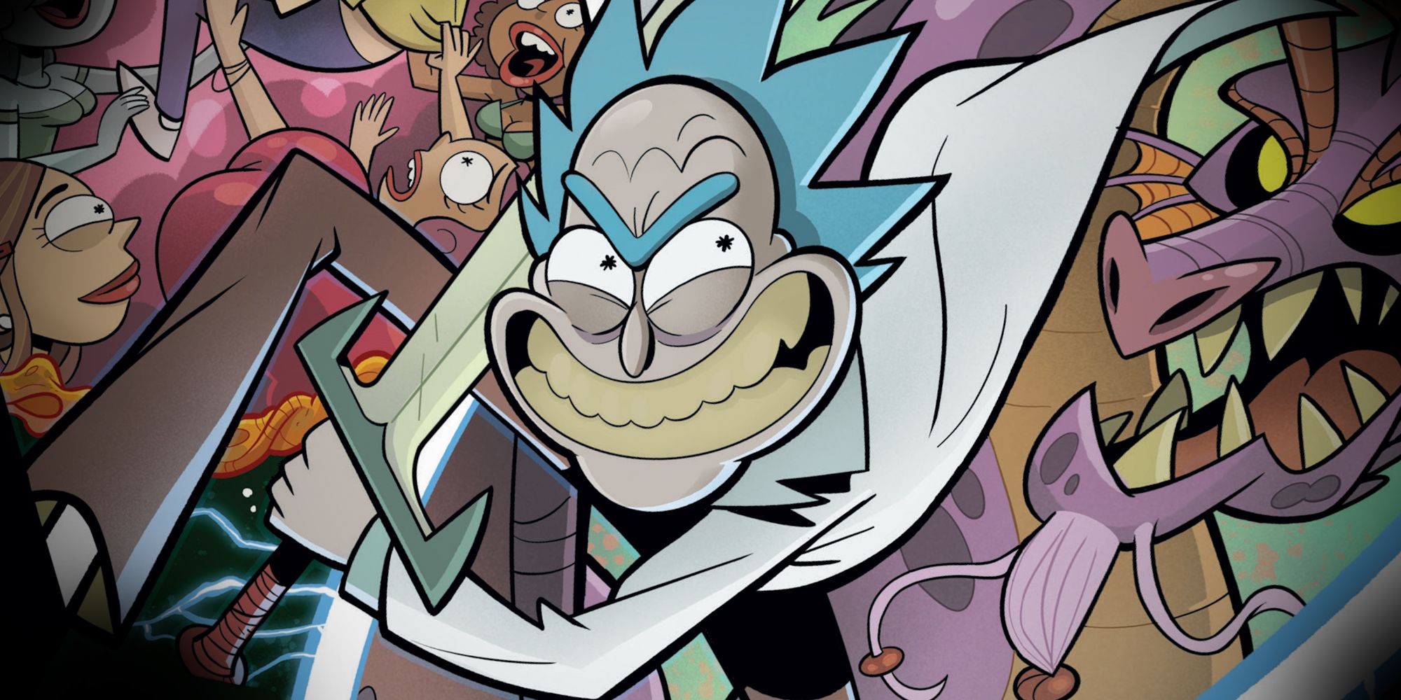 美品　ギニュー　リミテッドパック　プロモ　パラレル　漫画　manga Rick and Morty Kickstarter Brings A Story That'll Never Be Retold