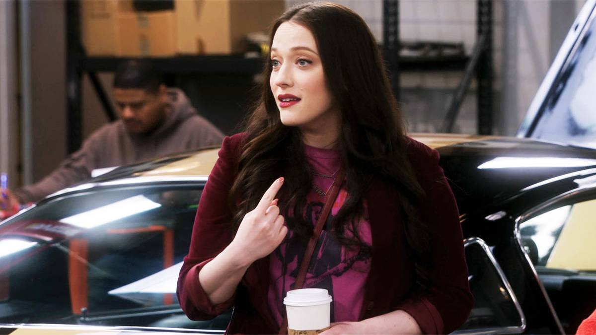 Riley pointing at herself in Shifting Gears season 1, episode 9