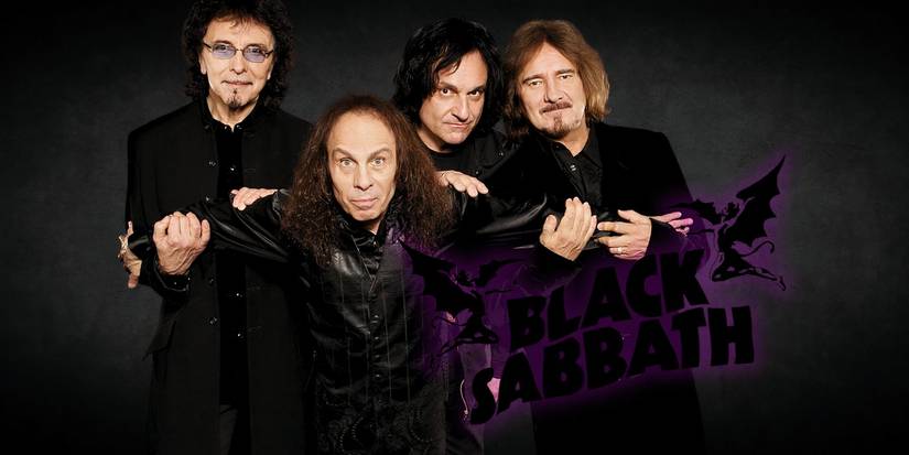 10 Replacement Metal Vocalists Who Were More Successful Than The Original 4 The band Black Sabbath alongside their logo