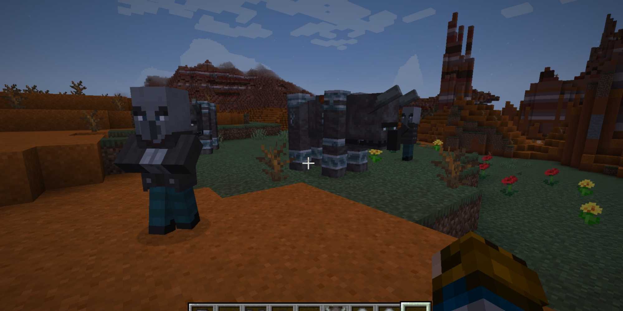 Raid Ravager 10 Scariest Minecraft Mobs That Are 100% Hostile