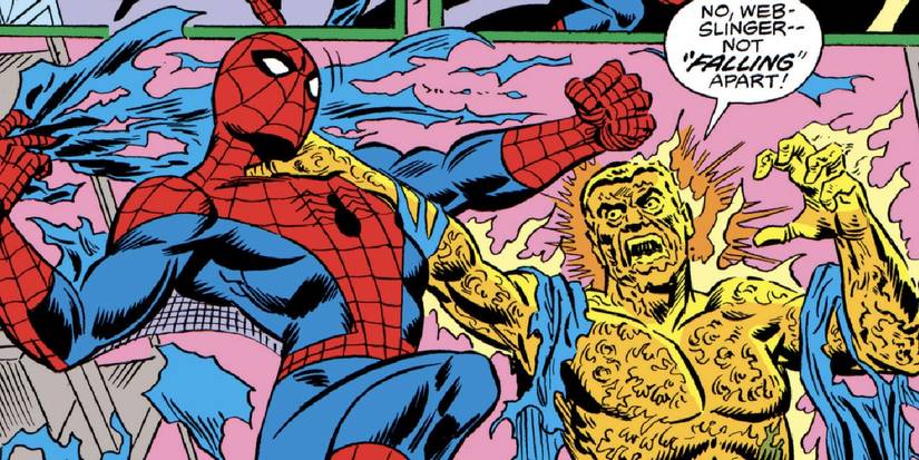 Spider-Man vs. Molten Man-Kampf