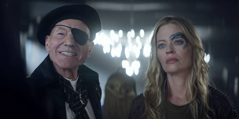 Seven of Nine e Picard em Star Trek: Picard