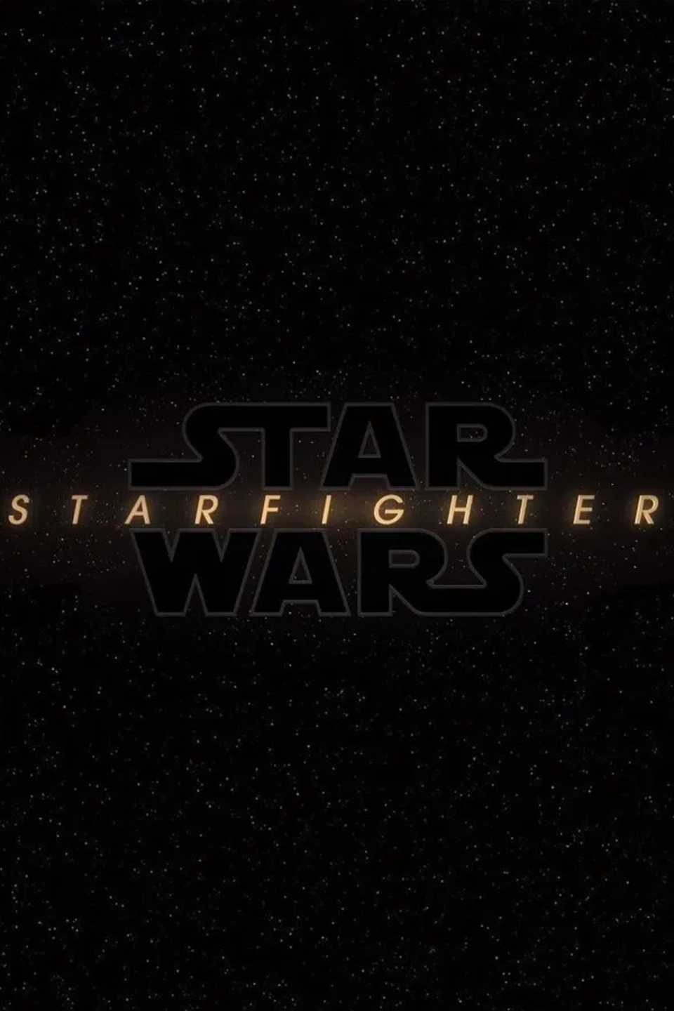 Pôster de logotipo Star Wars Starfighter