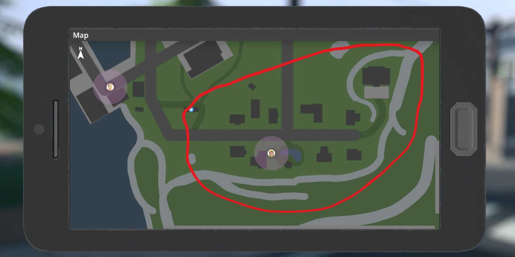 The Schedule 1 map is outlining the Suburbia area.