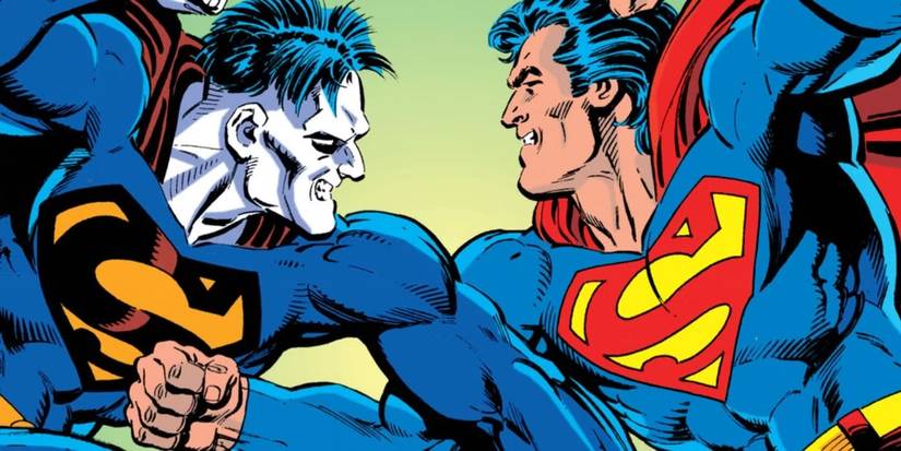 superman vs bizarro in DC comics