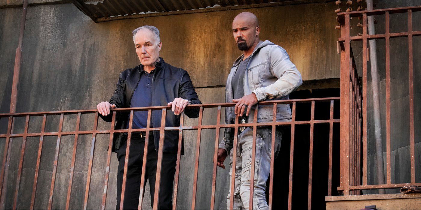 SWAT season 7 Hicks and Hondo watching from above