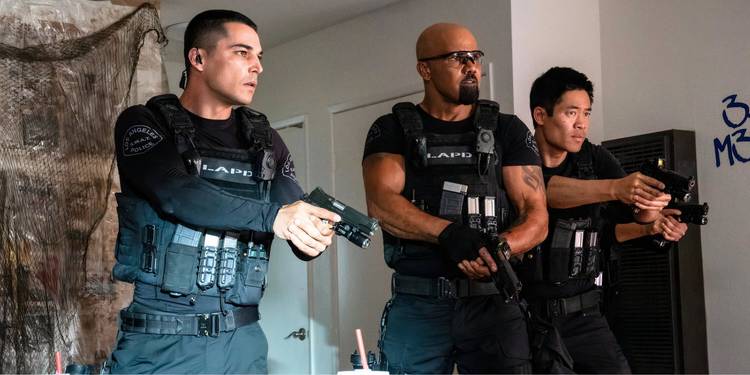 SWAT Season 8 Miko, Hondo, Tan