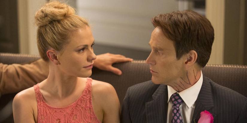 Sookie (Anna Paquin) and Bill (Stephen Moyer) on True Blood