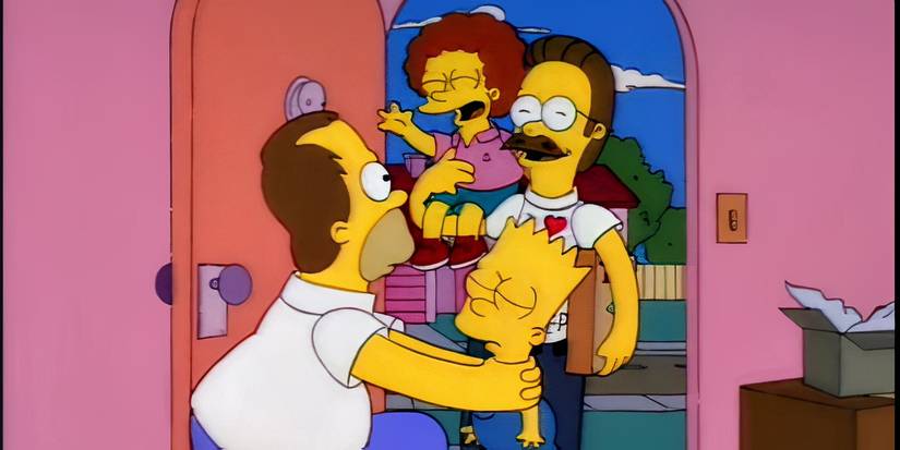 First Lisa Simpson The Simpsons Keeps Retconning How Homer Met Flanders (And I Need It To ...