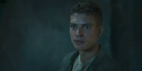 Rand al'Thor (Josha Stradowski) angry, about to cry in The Wheel of Time Season 3 Ep 6