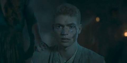 Rand al'Thor (Josha Stradowski) in shock in The Wheel of Time Season 3 Ep 6