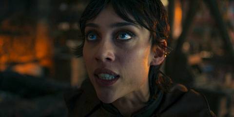 Faile Bashere (Isabella Bucceri) enraged in The Wheel of Time Season 3 Ep 7