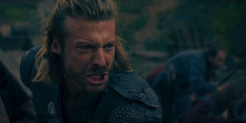 Maksim (Taylor Napier) letting out a war cry in The Wheel of Time Season 3 Ep 7