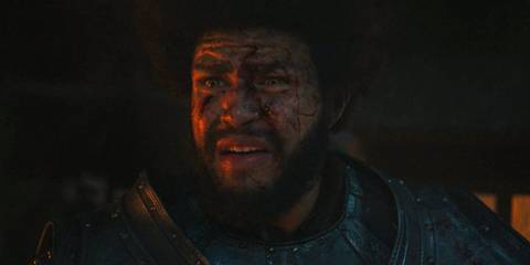 Perrin Aybara (Marcus Rutherford) with a terrified expression in The Wheel of Time Season 3 Ep 7