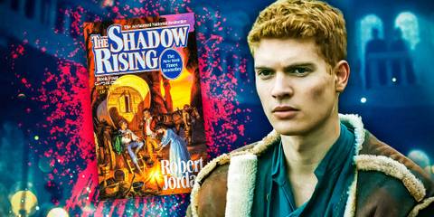 Rand al'Thor and the cover of The Shadow Rising