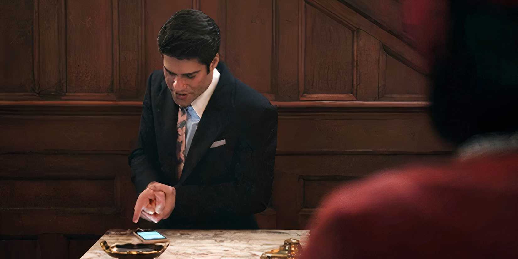 Trevor sends text in Ghosts(1)