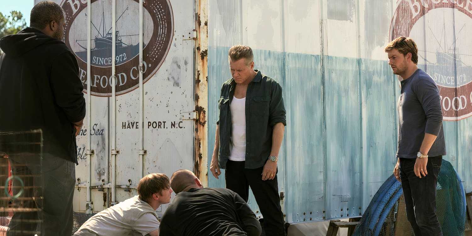 Holt McCallany and Jake Weary in The Waterfront