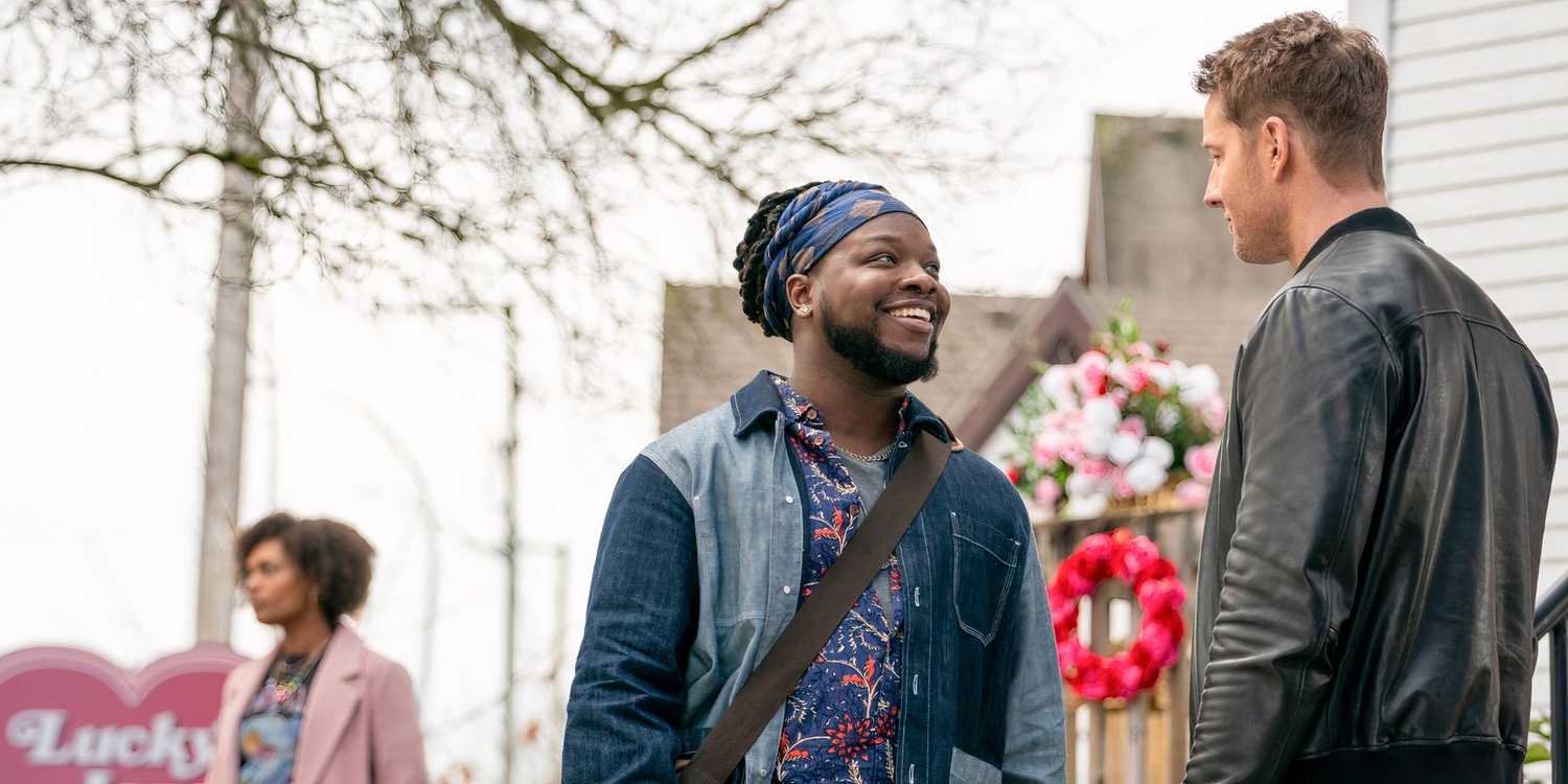 Randy grins at Colter, with Megan in the background