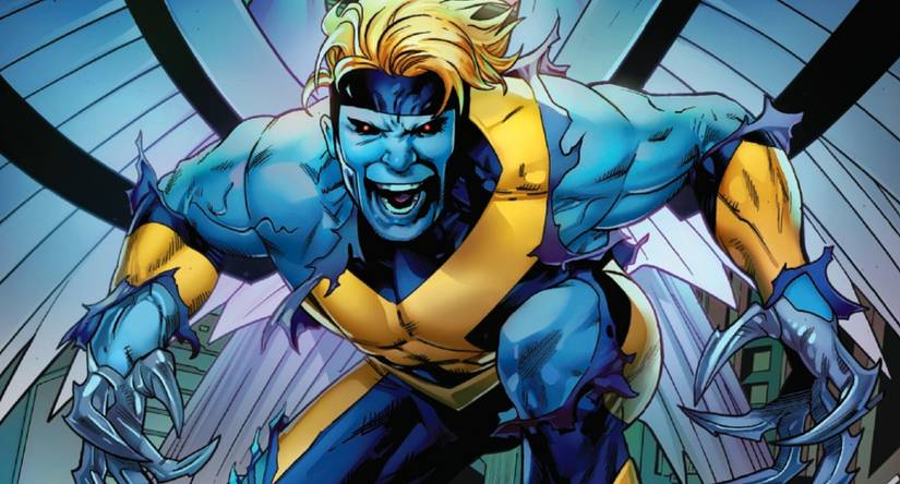 X-Men's Warren Worthington III aka Angel becoming Archangel and looking terrifying
