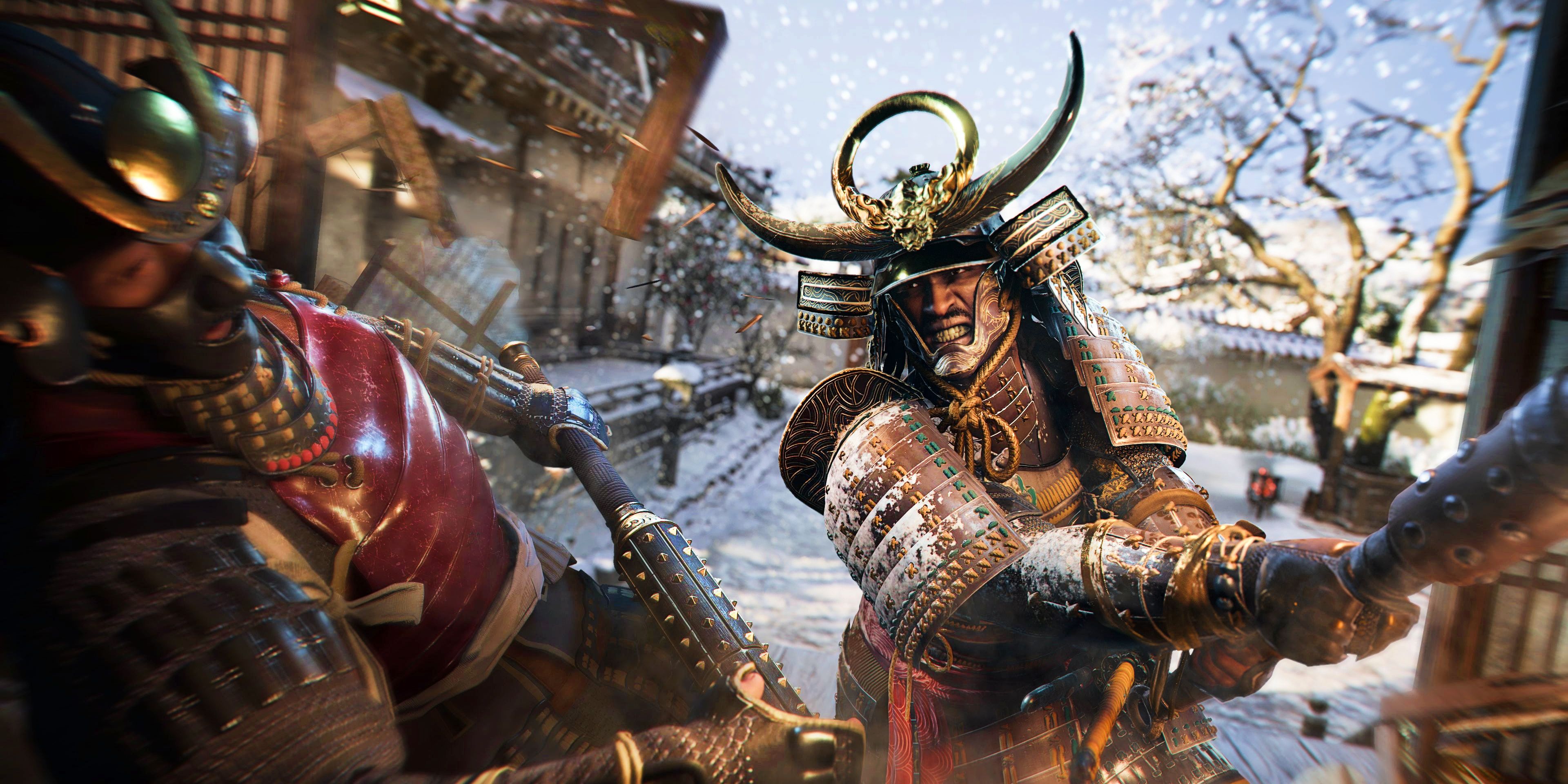 Yasuke hits an enemy with a club in Assassin's Creed Shadows.