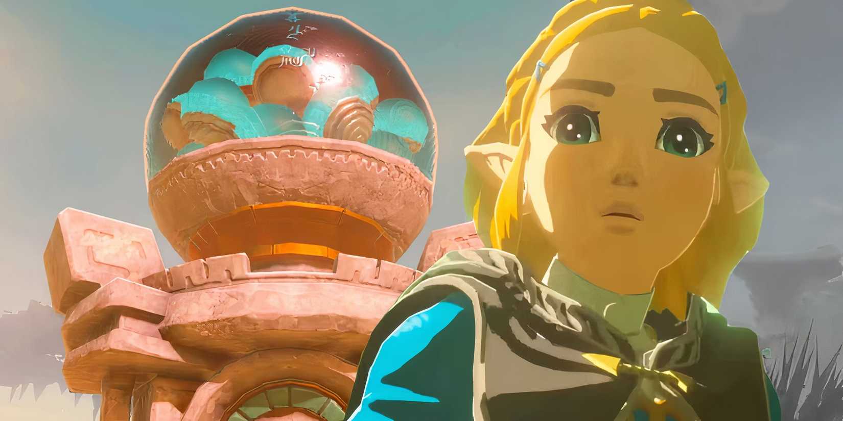Zelda looking shocked in Tears of the Kingdom.-1