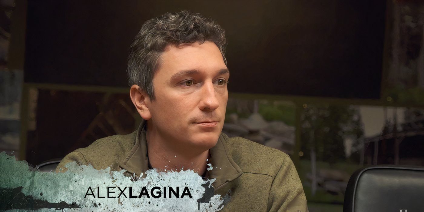 Alex Lagina on The Curse of Oak Island in a green button down shirt