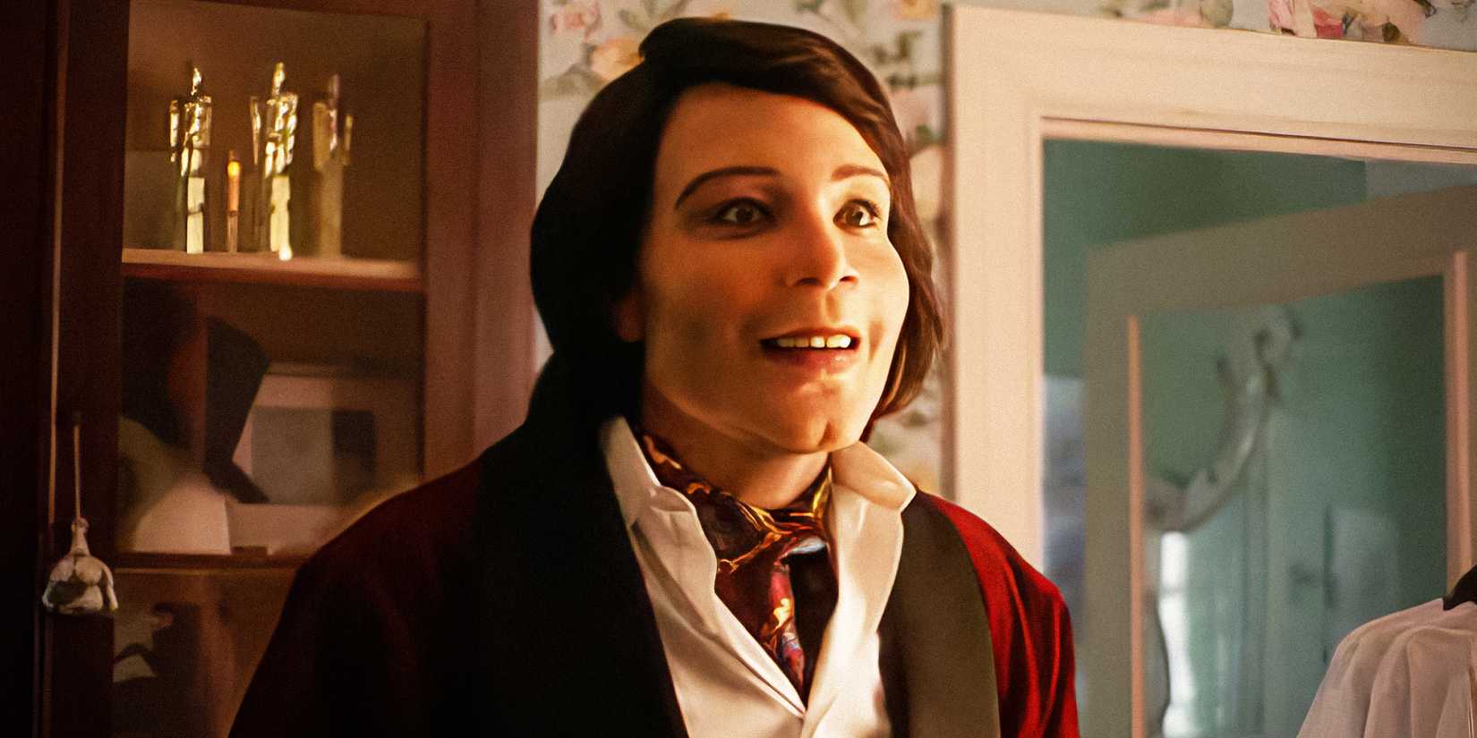 Teddy Perkins (Donald Glover) sorrindo em Atlanta.