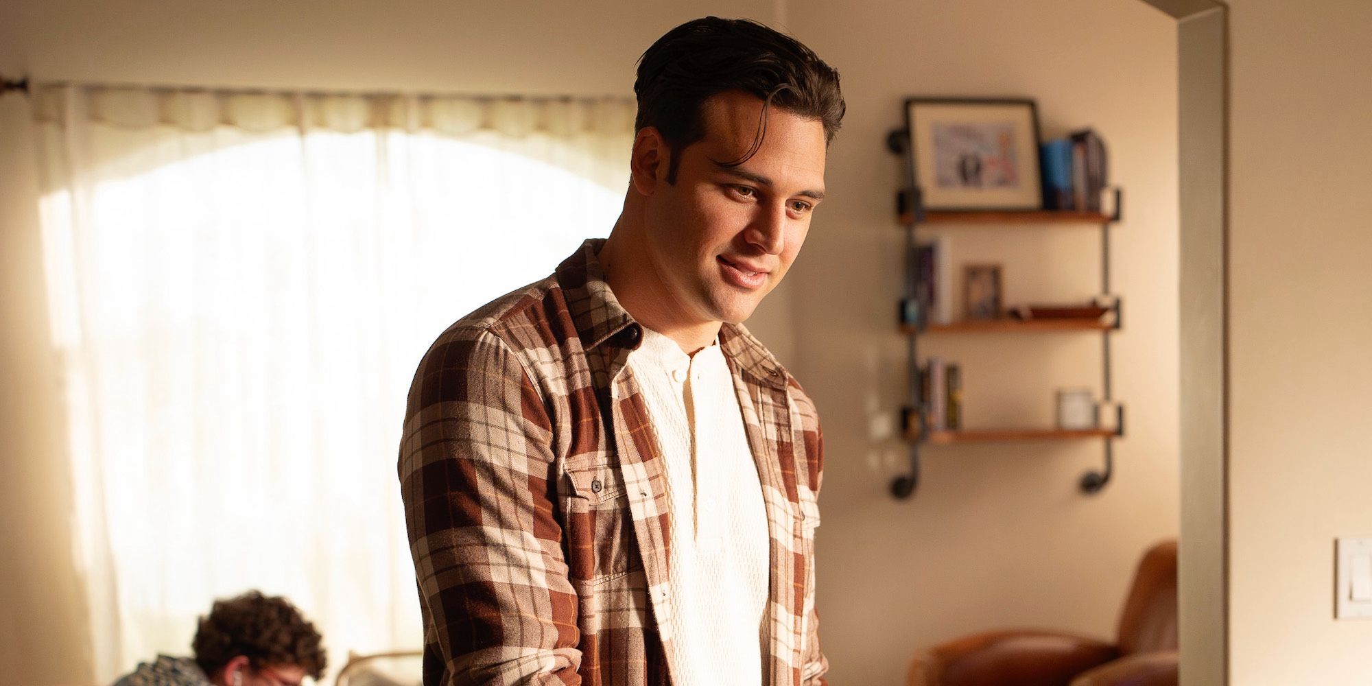 Ryan Guzman as Eddie Diaz in 9-1-1 season 8, episode 18.