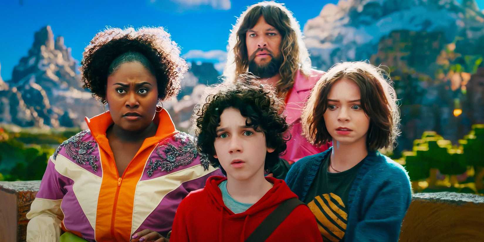 Garrett-and Henry, Natalie, Dawn from-A-Minecraft-Movie