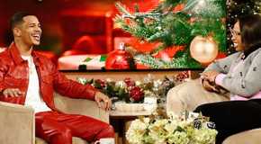 Ace Greene from Love Island USA Season 7 with Jennifer Hudson on her talk show.