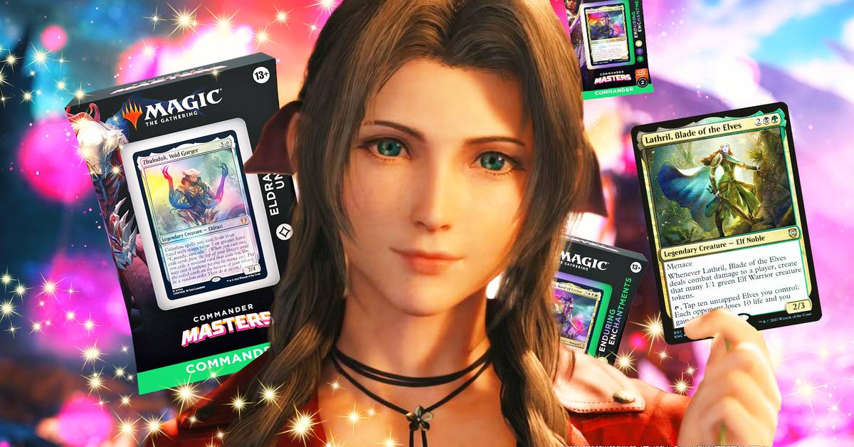 aerith mtg commander deck EDH Gainsborough 100 Magic Cards Custom Deck Final Fantasy Life Gain Counters If you gained 7 or more life this turn aerith gainsborough mtg commander deck