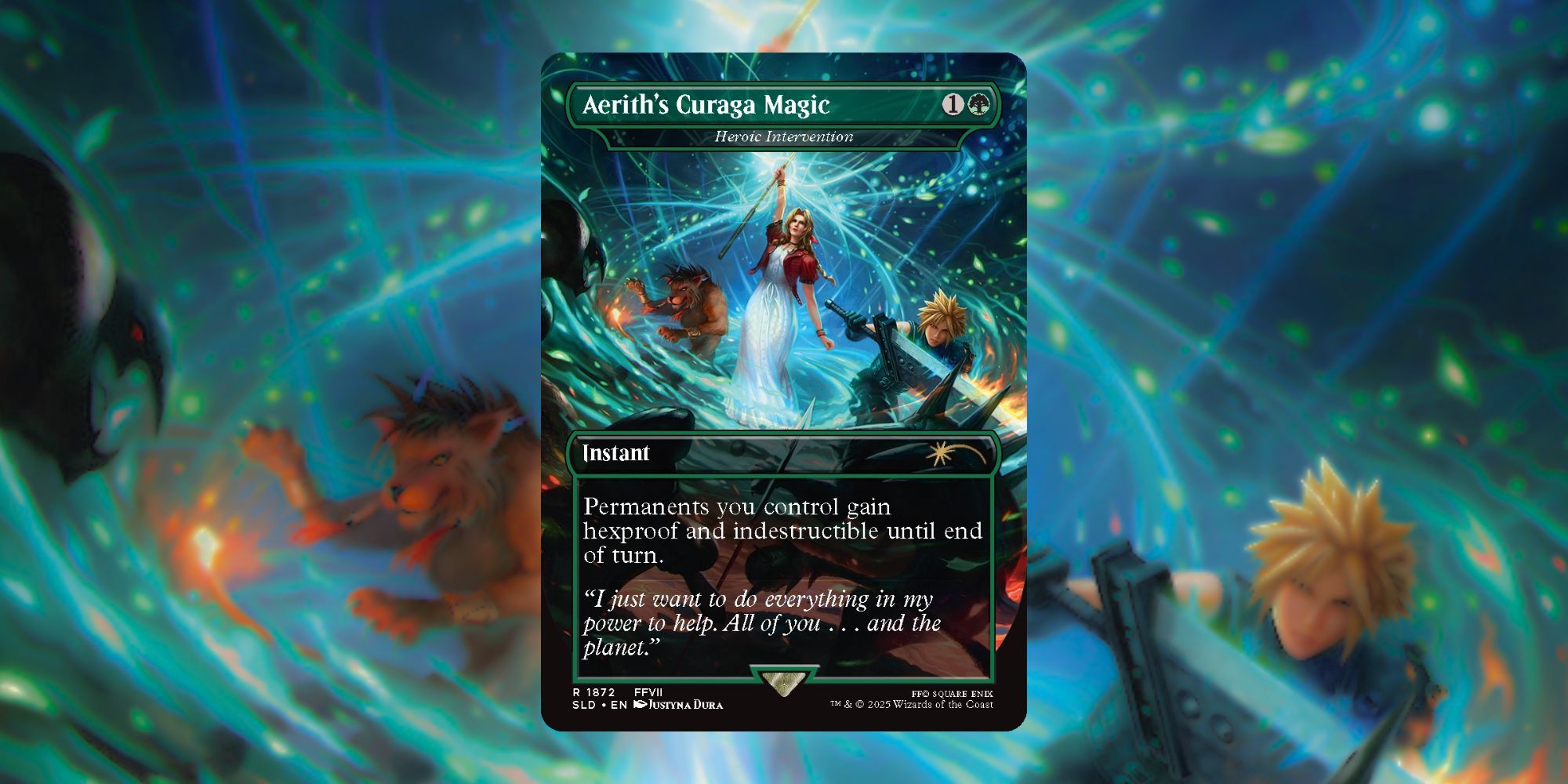Aerith's Curaaga Magic 4枚セット Aerith's Curaga Magic Magic the Gathering MTG Proxy