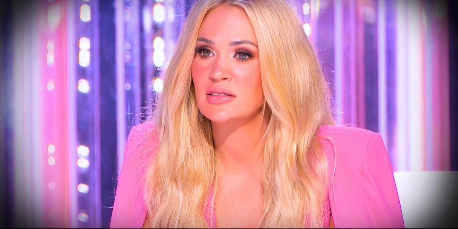 carrie underwood pink dress american idol American Idol S23 Carrie Underwood Pink Blazer Dress