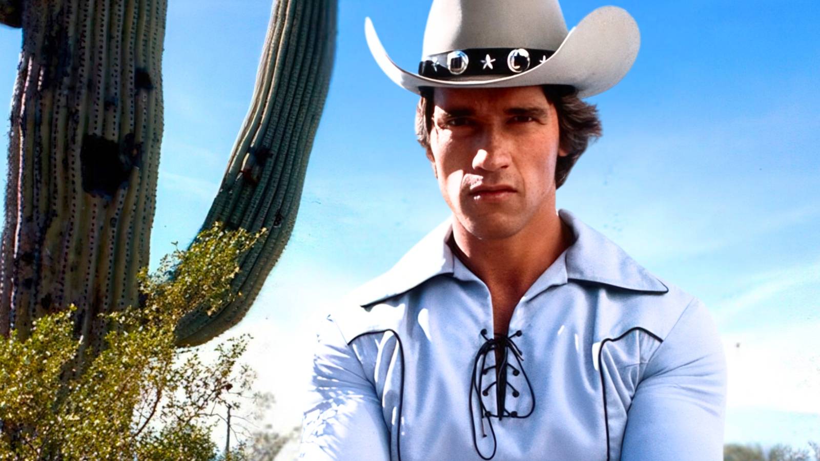 Arnold Schwarzenegger Fought Kirk Douglas In This Underrated 1979 Western  Comedy