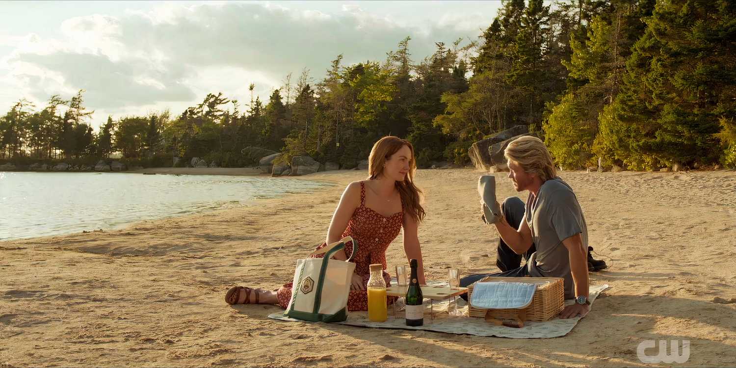 Cal and Maggie at picnic in Sullivan's Crossing(1)