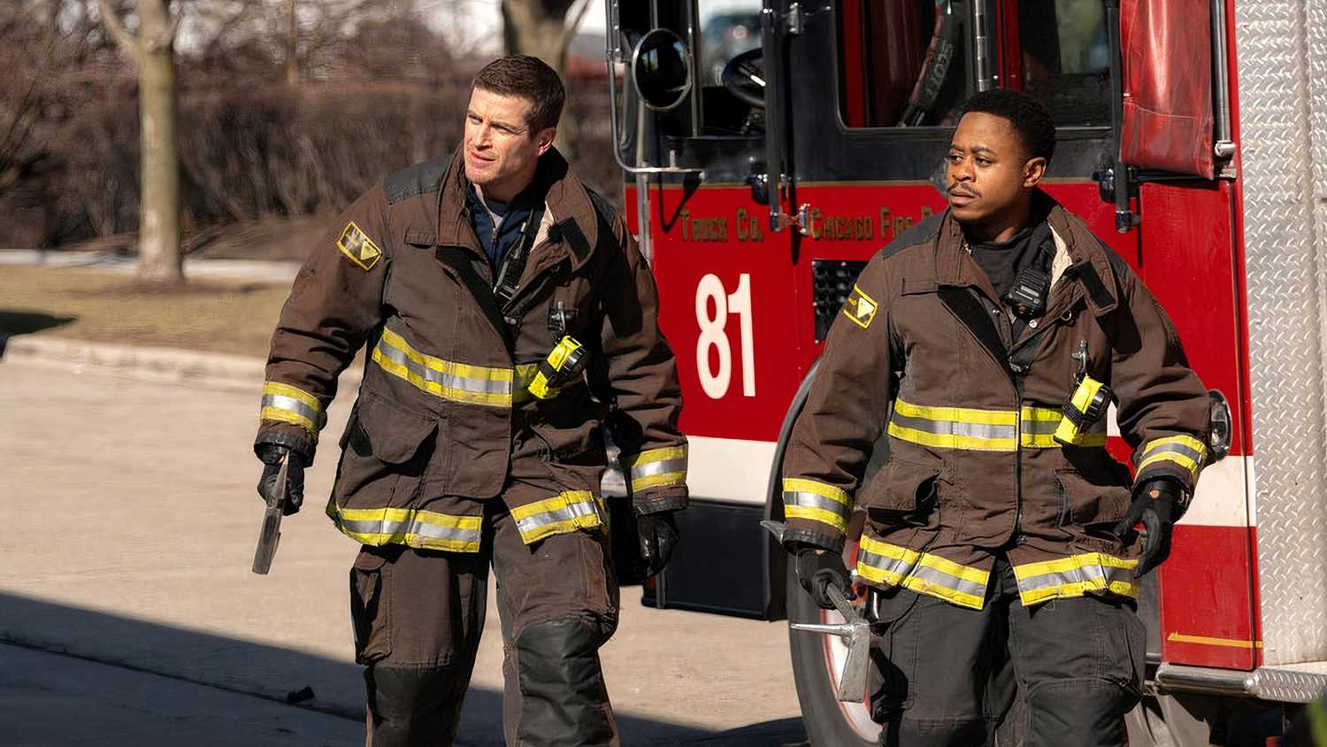 Carver and Ritter in Chicago Fire season 13 (2)