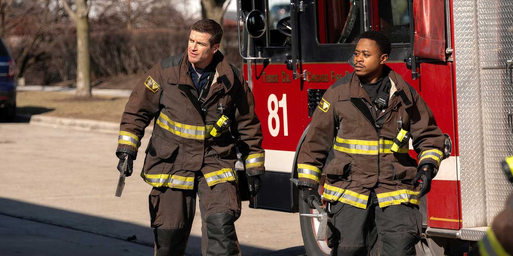 Carver and Ritter in Chicago Fire season 13 (2)