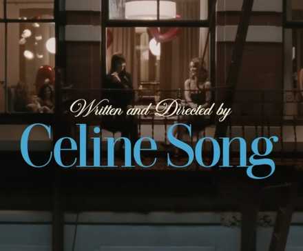 Название фильма Селин Сон в трейлере Materialists