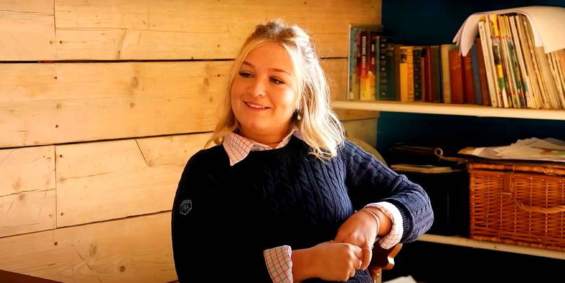 Clarkson's Farm star Harriet Cowan smiles