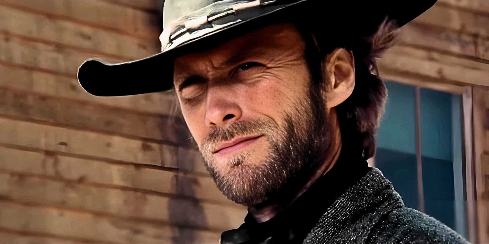 Clint Eastwood como O Estranho em O Estranho sem Nome