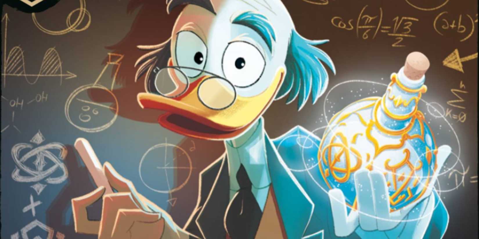 Close up of artwork for Ludwig von Drake card for Disney Lorcana Reign of Jafar