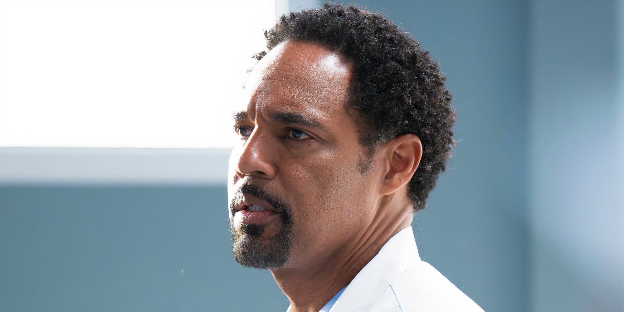 Close up of Ben with a serious expression in Grey's Anatomy season 21 episode 18