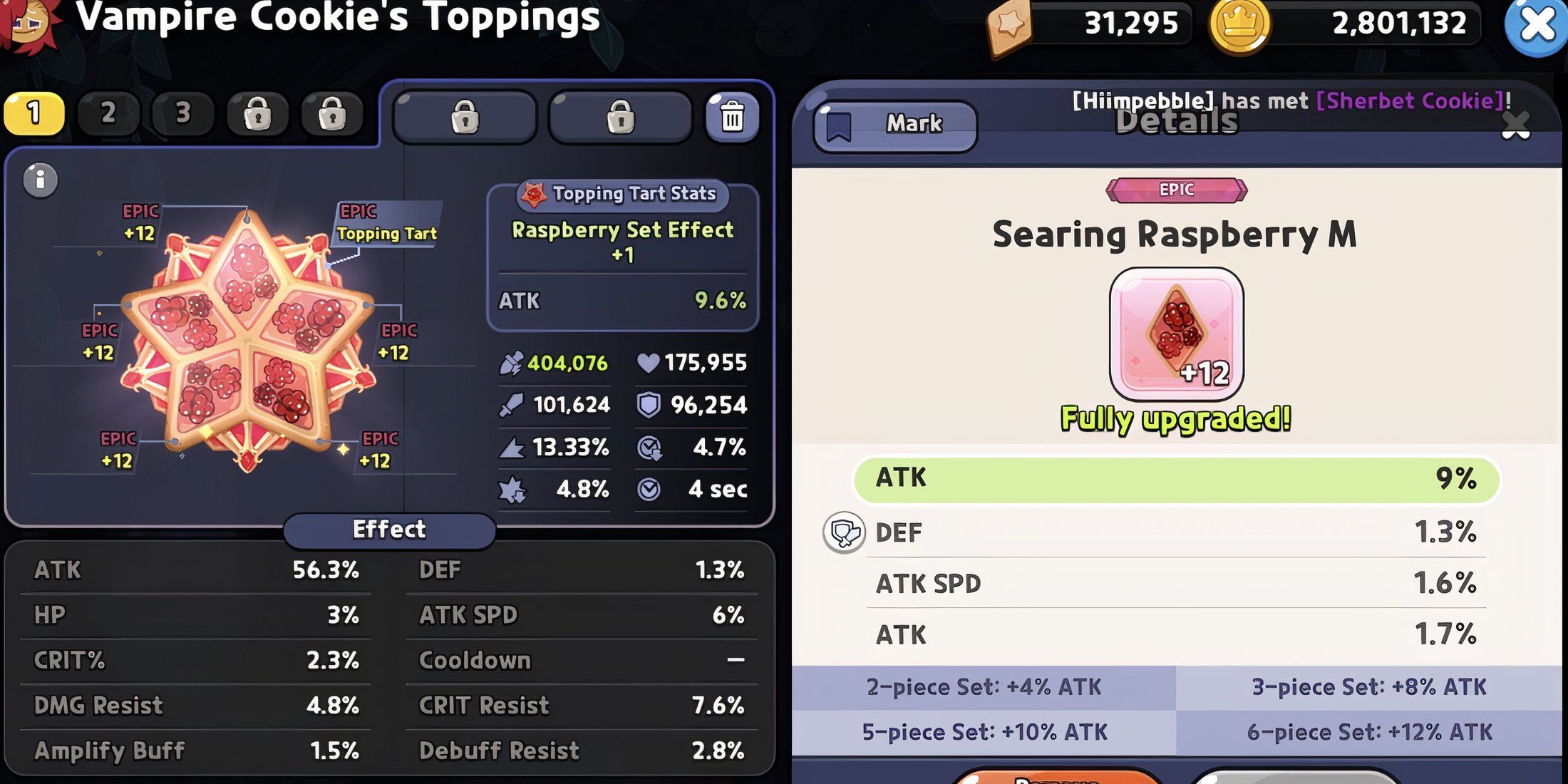 Cookie Run: Kingdom - Best Toppings And Beascuits For Vampire Cookie