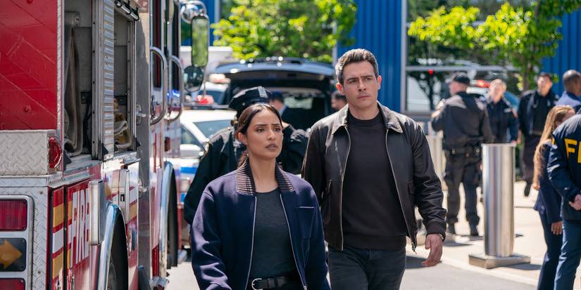 Dani e Scola na finale da 7ª temporada de FBI