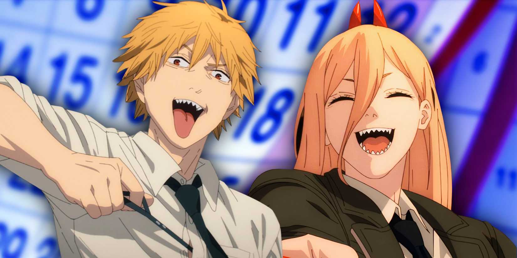 Денджу и Повер выглядят счастливыми в "Человек-бензопила"