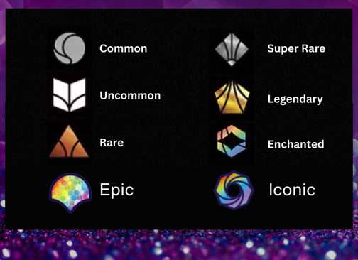 lorcana card rarity list Disney Lorcana