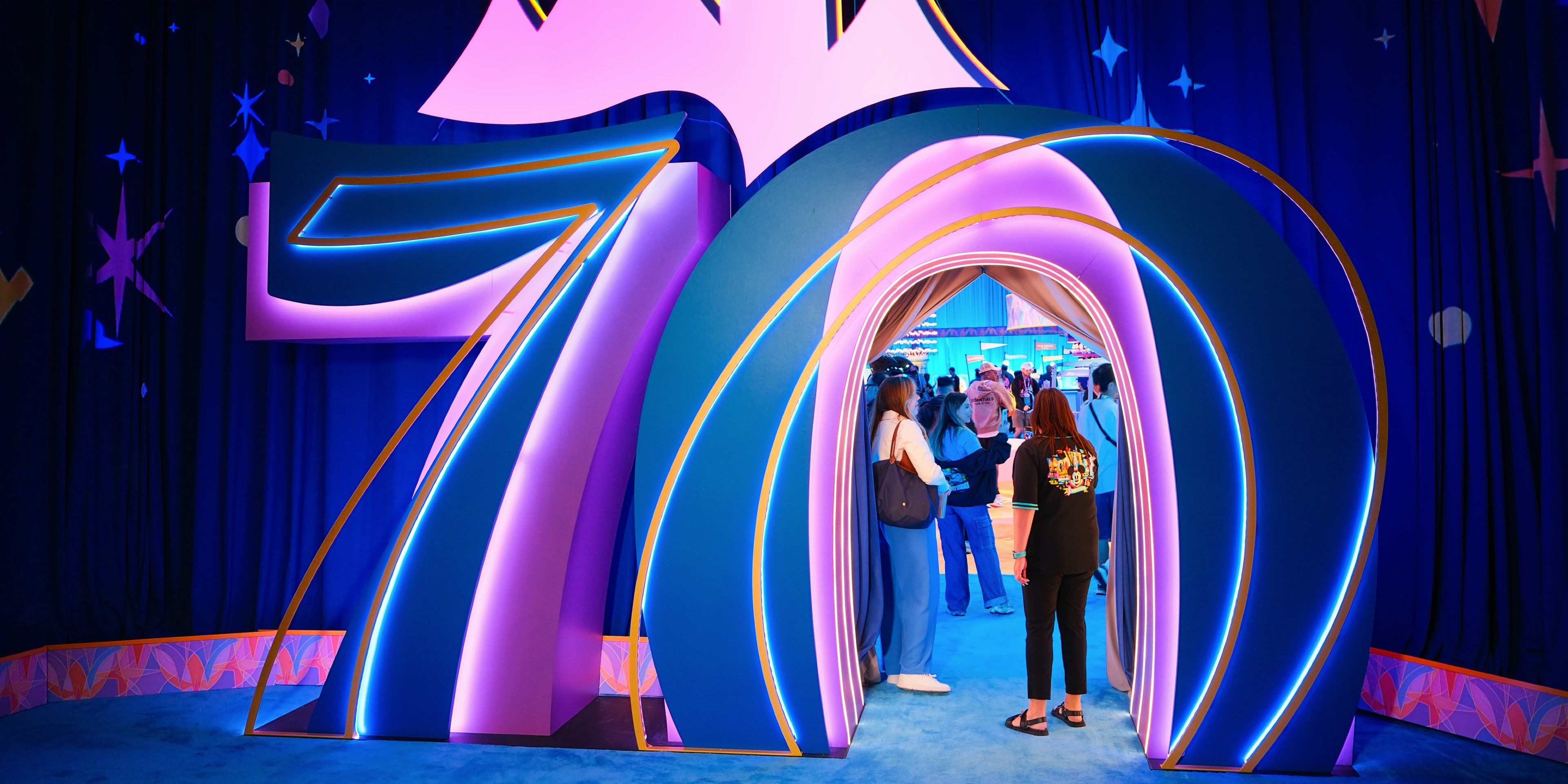 Disneyland 70th anniversary logo