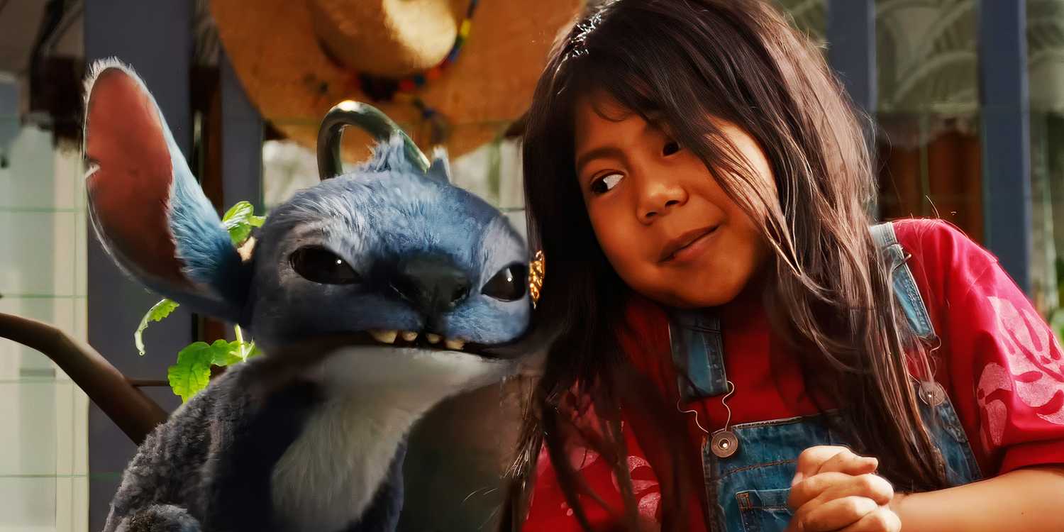 Lilo Smiling Lilo & Stitch's Remake Depicts Stitch's Greatest Weakness Better Than ...